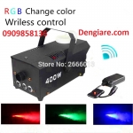 Máy KHÓI 400W CÓ ĐEN LED ĐỎI MÀU KHÓI RGB